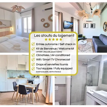 Cocoon Neuf - Climatise - Centre Ville Cogolin Exterior photo